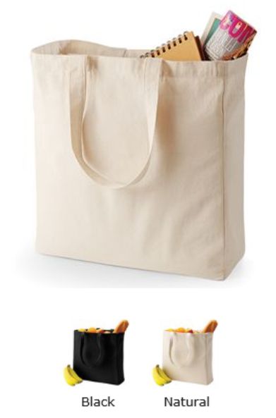 Quadra QD23 Canvas Classic Shopper  Quadra QD23 Canvas Classic Shopper